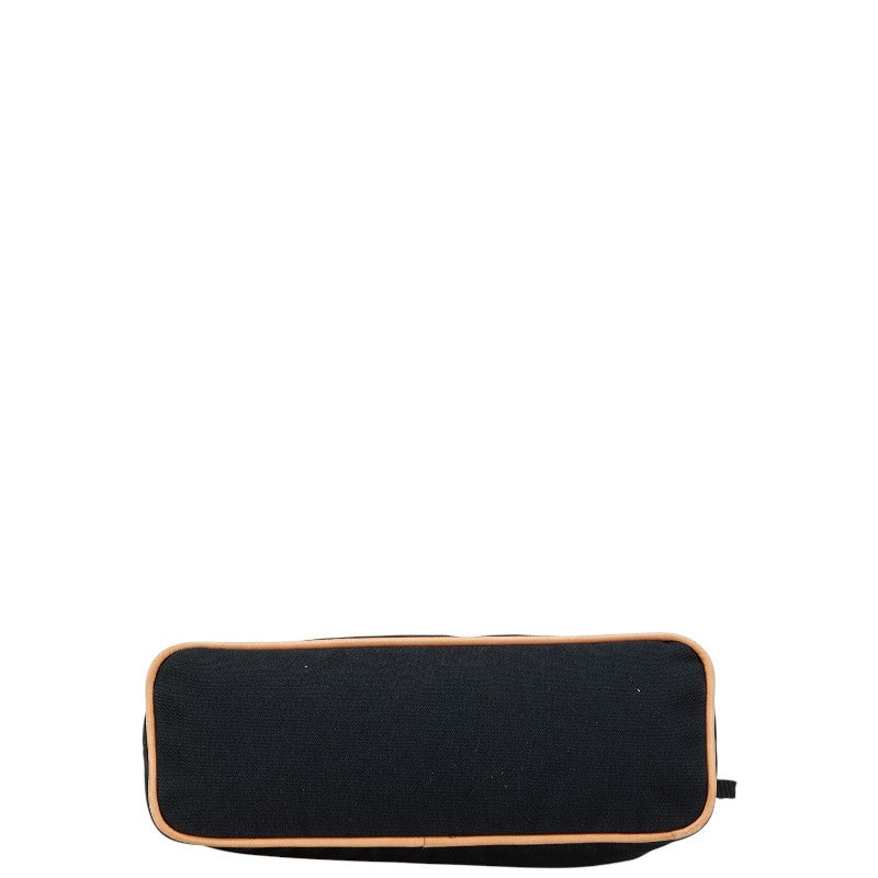 エルメス ボリードポーチ30 ポーチ 小物入れ ブラック キャンバス レザー レディース HERMES 【中古】