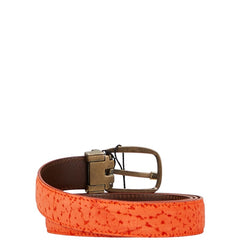ドルチェアンドガッバーナ ベルト 100.40 BC3953 オレンジ レザー メンズ DOLCE&GABBANA 【中古】