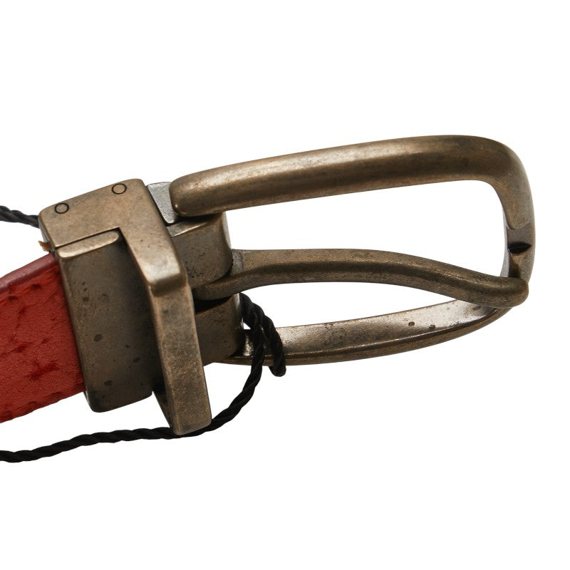 ドルチェアンドガッバーナ ベルト 100.40 BC3953 オレンジ レザー メンズ DOLCE&GABBANA 【中古】