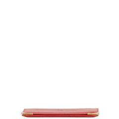 サンローラン YSLロゴ パスケース カードケース レッド ゴールド レザー レディース SAINT LAURENT 【中古】