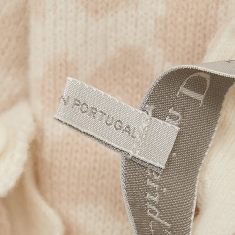 ディオール レオパード ニットワンピース サイズ:12 ピンク ベージュ ウール レディース Dior 【中古】