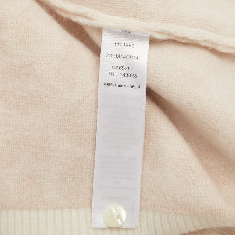 ディオール レオパード ニットワンピース サイズ:12 ピンク ベージュ ウール レディース Dior 【中古】