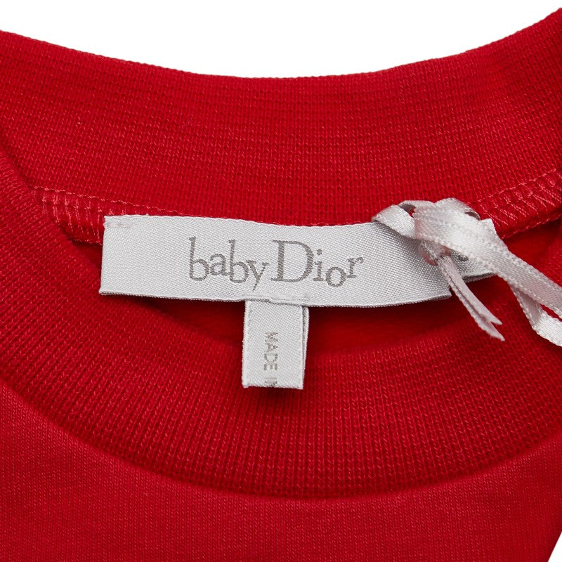ディオール ベイビーディオール タイガー トラ カットソー サイズ:36 レッド コットン ポリウレタン レディース Dior 【中古】