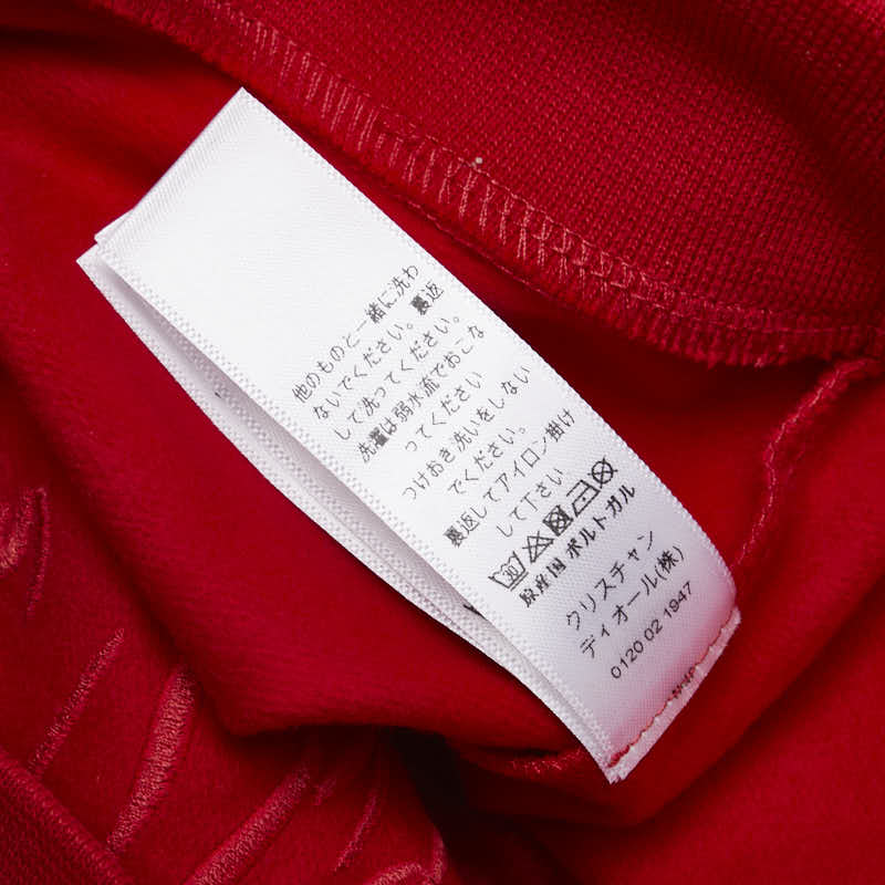 ディオール ベイビーディオール タイガー トラ カットソー サイズ:36 レッド コットン ポリウレタン レディース Dior 【中古】