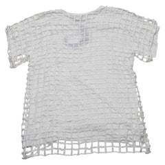 ドルチェアンドガッバーナ ヘンリーネック レイヤード Tシャツ サイズ:48 ホワイト コットン メンズ DOLCE&GABBANA 【中古】