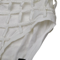 ドルチェアンドガッバーナ ヘンリーネック レイヤード Tシャツ サイズ:48 ホワイト コットン メンズ DOLCE&GABBANA 【中古】