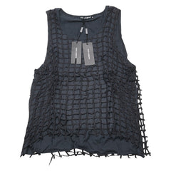 ドルチェアンドガッバーナ メッシュ レイヤード タンクトップ サイズ:48 ダークグレー コットン メンズ DOLCE&GABBANA 【中古】