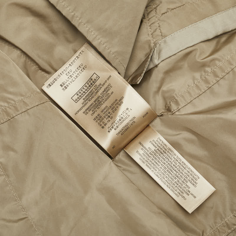 バーバリー トレンチコート サイズ:36 4010945 ベージュ ナイロン レディース BURBERRY 【中古】