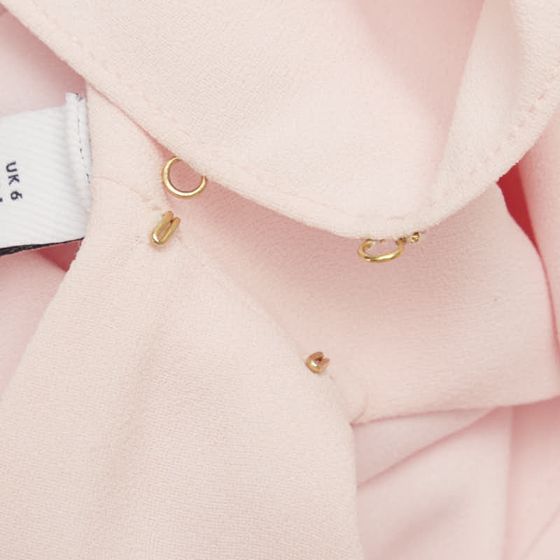 バーバリー ドレス ノースリーブワンピース サイズ:6 ピンク ポリエステル レディース BURBERRY 【中古】