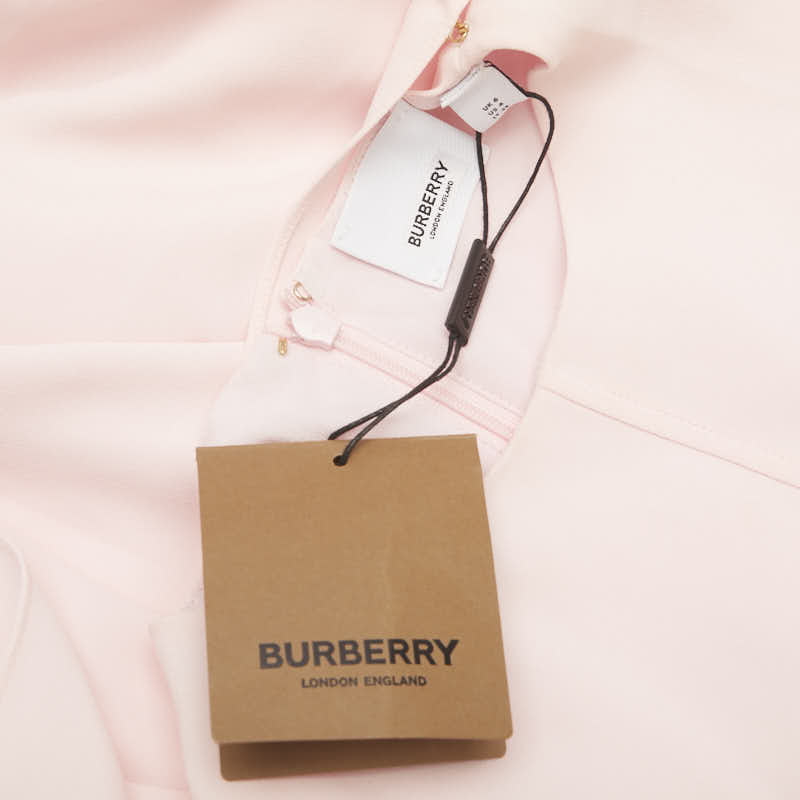 バーバリー ドレス ノースリーブワンピース サイズ:6 ピンク ポリエステル レディース BURBERRY 【中古】