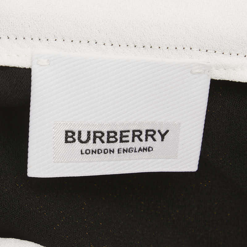 バーバリー ドレス キャミソールワンピース サイズ:4 ブラック イエロー ホワイト レーヨン レディース BURBERRY 【中古】