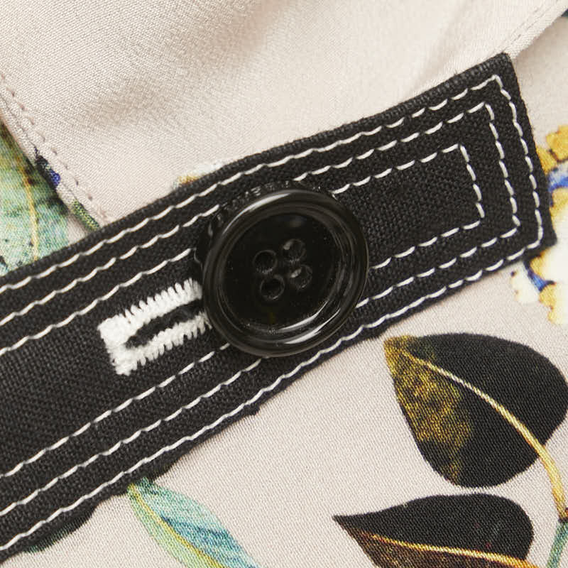 バーバリー 花 フラワー モチーフ ドレス キャミソールワンピース サイズ:8 ブラック マルチカラー シルク レディース BURBERRY 【中古】