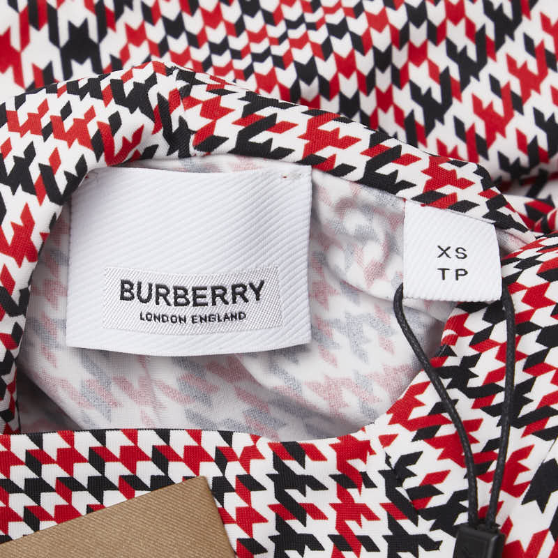 バーバリー グレンチェック パーカー プルオーバー サイズ：XS マルチカラー ポリウレタン ポリアミド レディース BURBERRY 【中古】