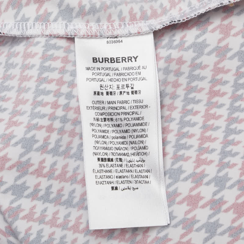 バーバリー グレンチェック パーカー プルオーバー サイズ：XS マルチカラー ポリウレタン ポリアミド レディース BURBERRY 【中古】