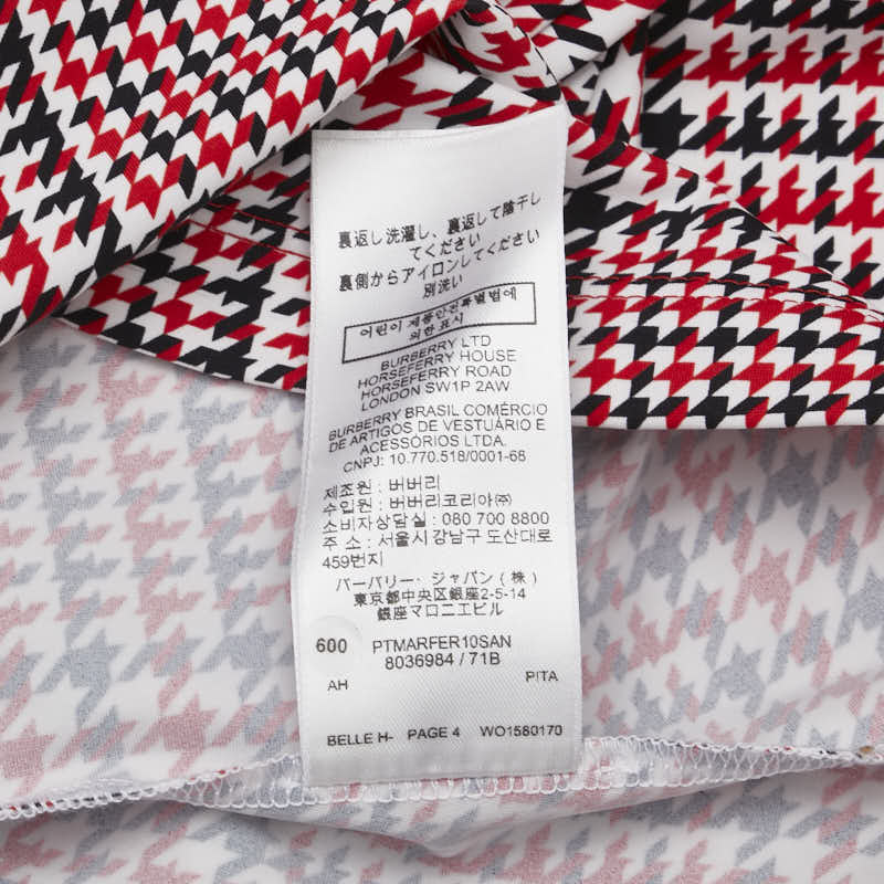 バーバリー グレンチェック パーカー プルオーバー サイズ：XS マルチカラー ポリウレタン ポリアミド レディース BURBERRY 【中古】