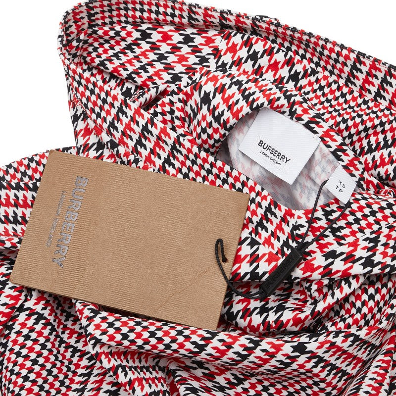 バーバリー グレンチェック パーカー プルオーバー サイズ：XS マルチカラー ポリウレタン ポリアミド レディース BURBERRY 【中古】