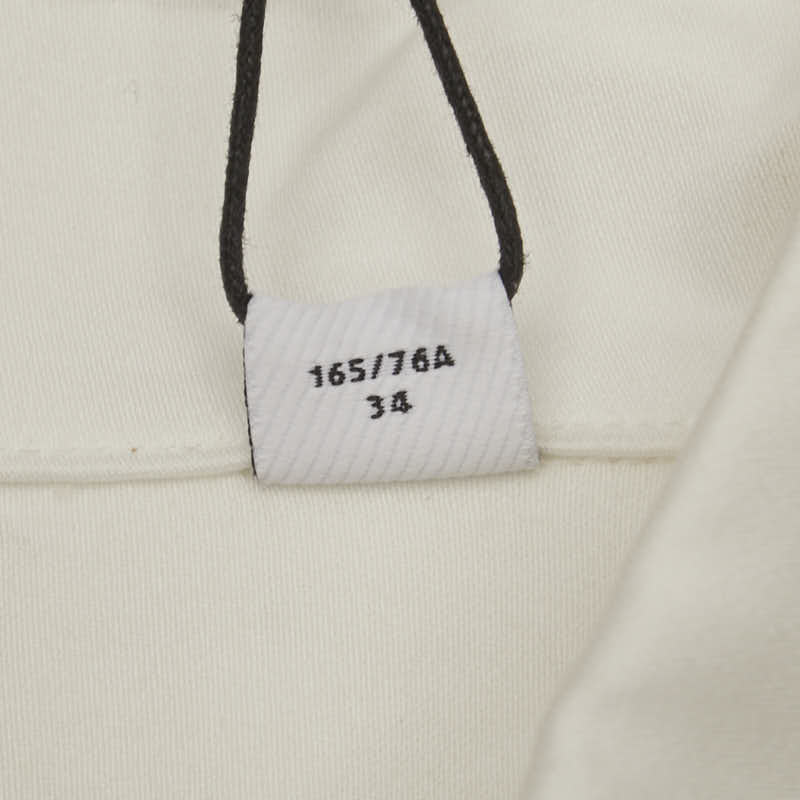 バーバリー カットワーク ブラウス 長袖シャツ サイズ:4 ホワイト コットン レディース BURBERRY 【中古】