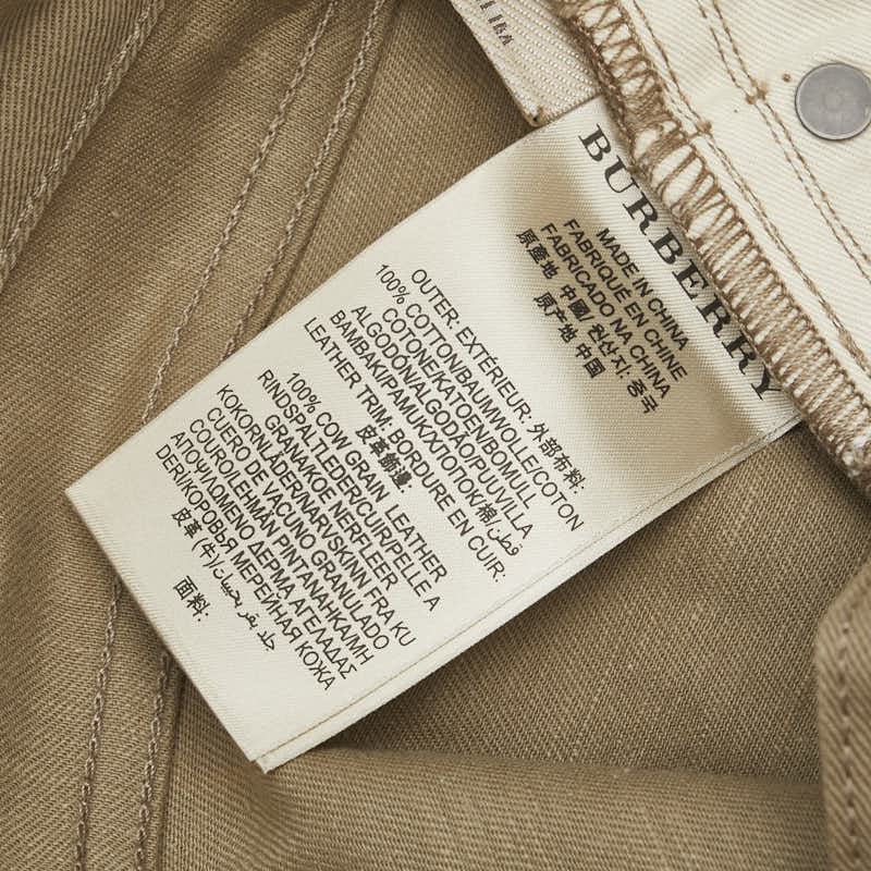 バーバリー パンツ チノパン サイズ：W32 L32 ベージュ コットン メンズ BURBERRY 【中古】