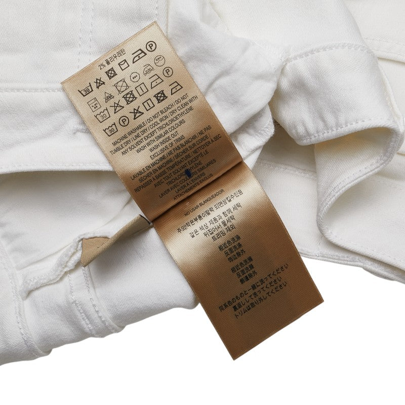 バーバリー ショートパンツ ローライズ サイズ：W26 ホワイト コットン レディース BURBERRY 【中古】