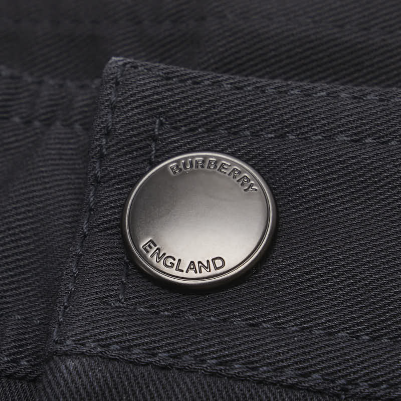 バーバリー パンツ サイズ：54 ブラック コットン ポリアミド メンズ BURBERRY 【中古】