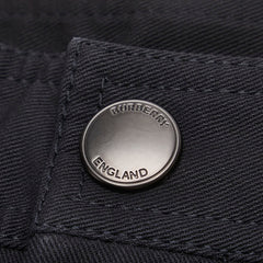 バーバリー パンツ サイズ：54 ブラック コットン ポリアミド メンズ BURBERRY 【中古】