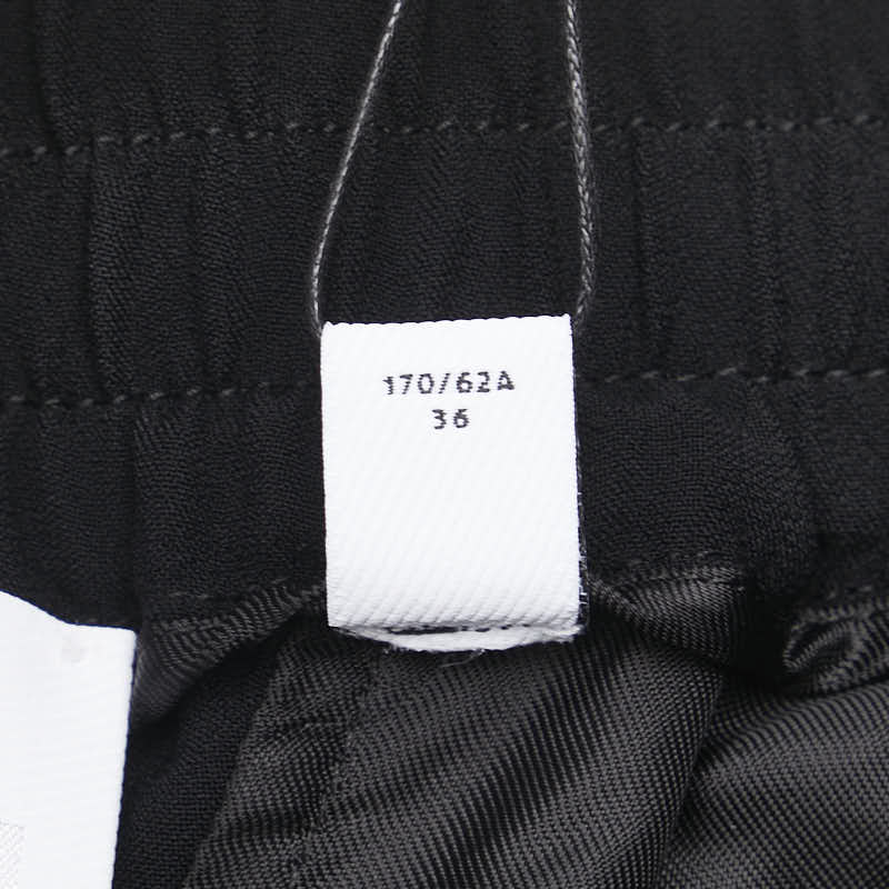 バーバリー TBロゴ パンツ サイズ：38 ブラック ビスコース レディース BURBERRY 【中古】
