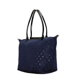 ロンシャン ル プリアージュ エトワール トートバッグ ネイビー ナイロン エナメル レディース Longchamp 【中古】