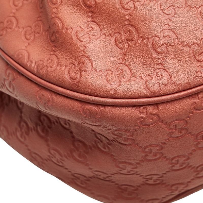 グッチ スーキー グッチシマ ワンショルダーバッグ ハンドバッグ 232955 ピンク レザー レディース GUCCI 【中古】