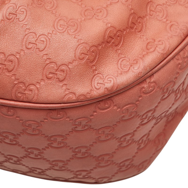 グッチ スーキー グッチシマ ワンショルダーバッグ ハンドバッグ 232955 ピンク レザー レディース GUCCI 【中古】
