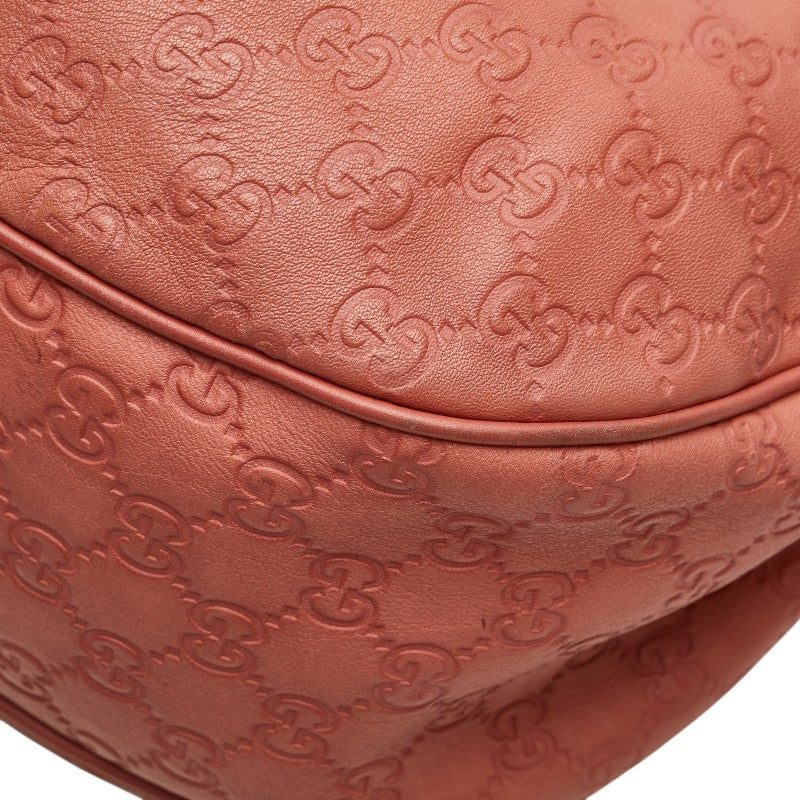 グッチ スーキー グッチシマ ワンショルダーバッグ ハンドバッグ 232955 ピンク レザー レディース GUCCI 【中古】