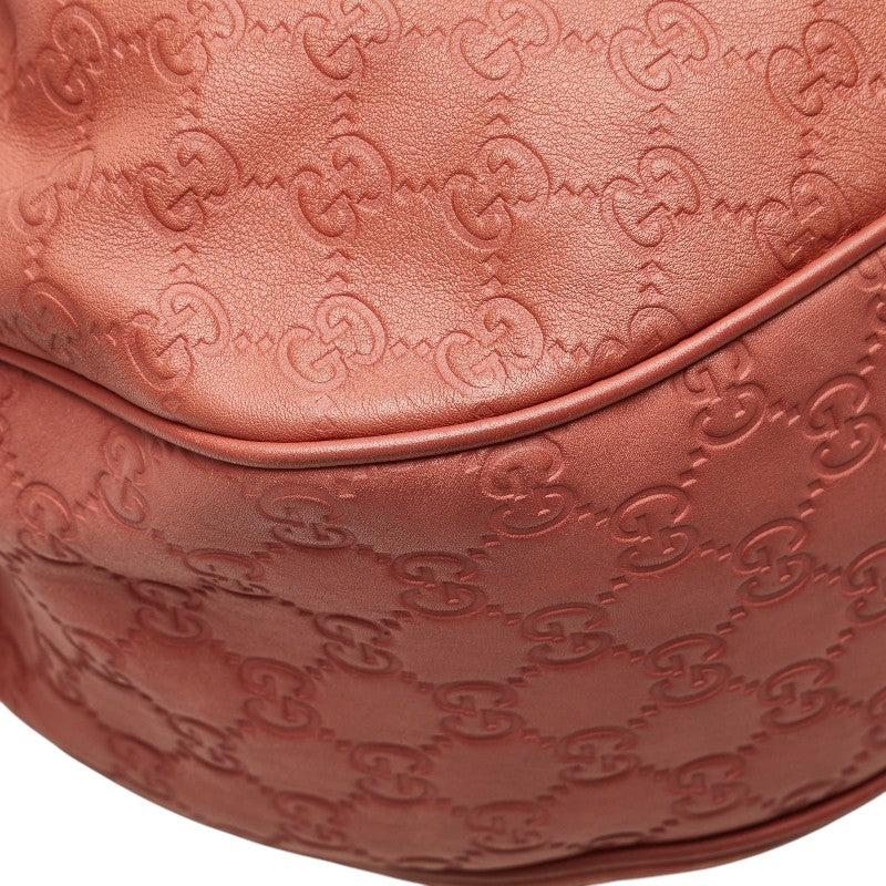 グッチ スーキー グッチシマ ワンショルダーバッグ ハンドバッグ 232955 ピンク レザー レディース GUCCI 【中古】