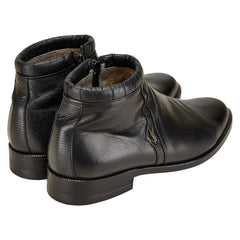 サンローラン YSL ブーツ ショートブーツ サイズ：24 ブラック レザー レディース SAINT LAURENT 【中古】