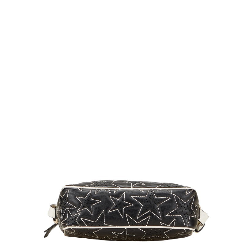 ヴァレンティノ RED VALENTINO レッド ヴァレンティノ 星 スター ショルダーバッグ ブラック ホワイト レザー レディース VALENTINO 【中古】