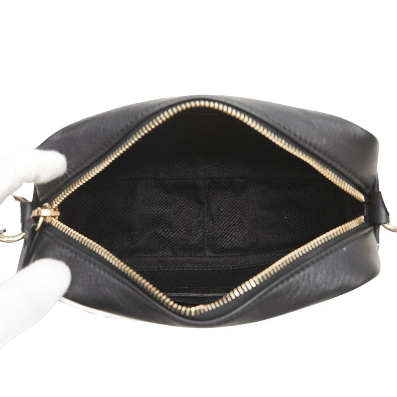 ヴァレンティノ RED VALENTINO レッド ヴァレンティノ 星 スター ショルダーバッグ ブラック ホワイト レザー レディース VALENTINO 【中古】