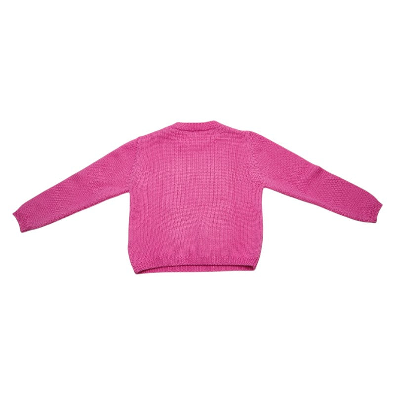 ディオール ロゴ セーター ニット サイズ：8 ピンク ウール レディース Dior 【中古】
