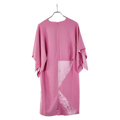 バーバリー Cape Sleeve Silk Dress ワンピース サイズ：38 8047248 ピンク シルク レディース BURBERRY 【中古】