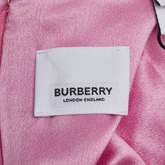 バーバリー Cape Sleeve Silk Dress ワンピース サイズ：38 8047248 ピンク シルク レディース BURBERRY 【中古】