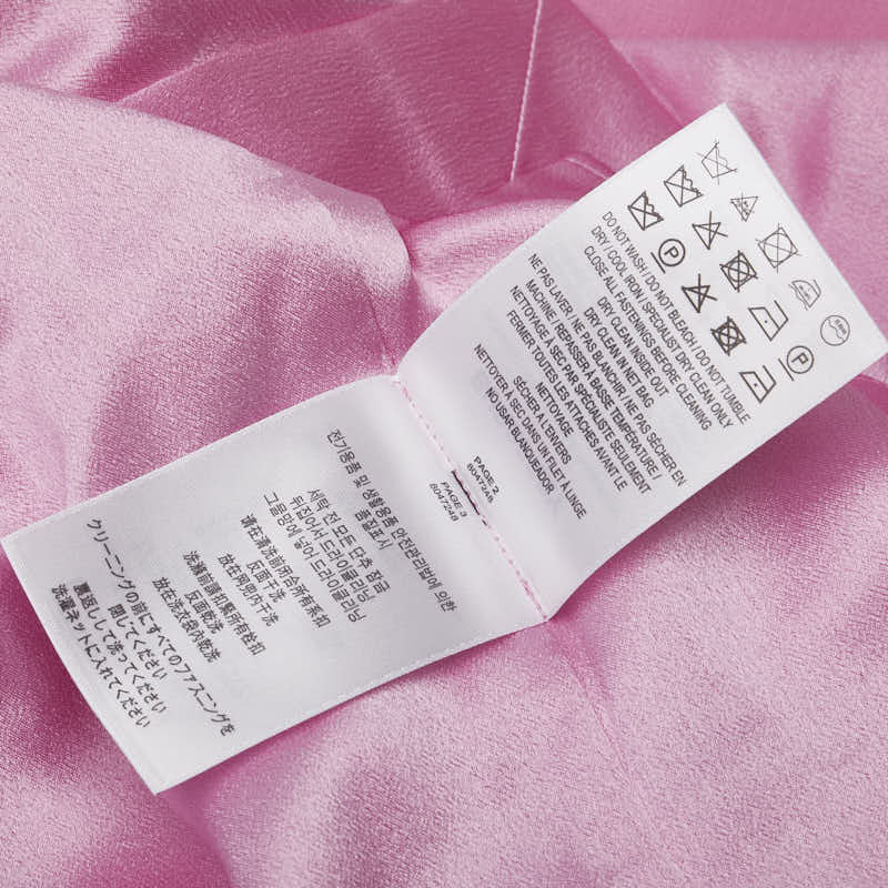 バーバリー Cape Sleeve Silk Dress ワンピース サイズ：38 8047248 ピンク シルク レディース BURBERRY 【中古】