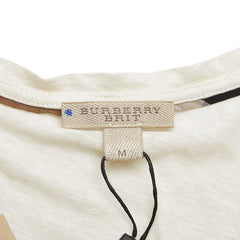 バーバリー ニット サマーニット サイズ：M ベージュ マルチカラー リネン メンズ BURBERRY 【中古】