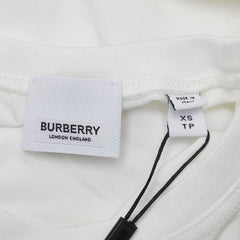 バーバリー フレアスリーブ トップス カットソー サイズ：XS ホワイト ポリウレタン ビスコース レディース BURBERRY 【中古】