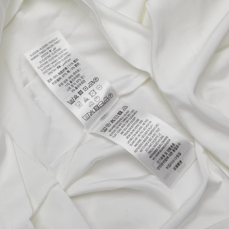 バーバリー フレアスリーブ トップス カットソー サイズ：XS ホワイト ポリウレタン ビスコース レディース BURBERRY 【中古】