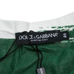 ドルチェアンドガッバーナ GIMNASIO Tシャツ サイズ:46 グリーン マルチカラー コットン メンズ DOLCE&GABBANA 【中古】