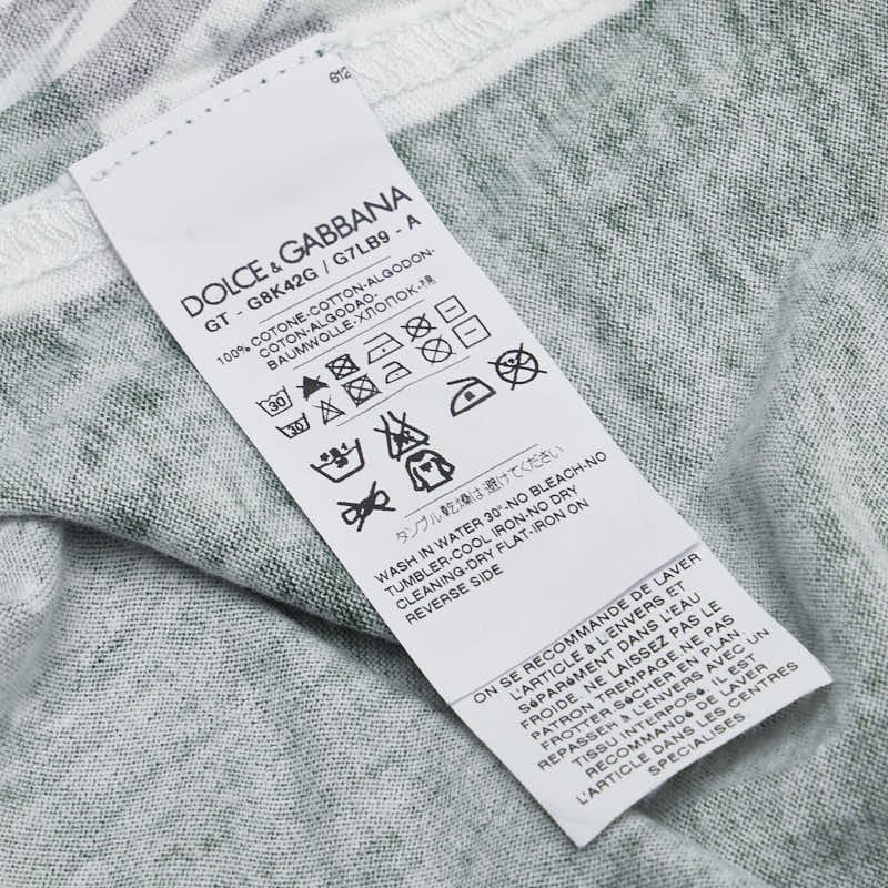 ドルチェアンドガッバーナ GIMNASIO Tシャツ サイズ:46 グリーン マルチカラー コットン メンズ DOLCE&GABBANA 【中古】