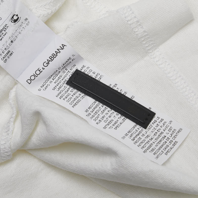 ドルチェアンドガッバーナ タンクトップ サイズ:46 ホワイト コットン メンズ DOLCE&GABBANA 【中古】
