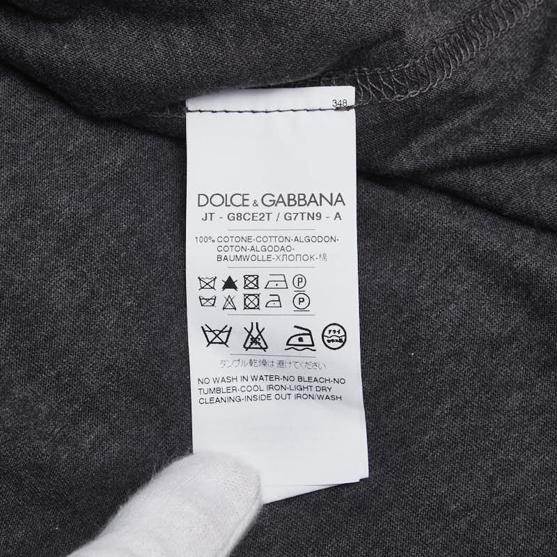 ドルチェアンドガッバーナ 聖母マリア Tシャツ サイズ:46 グレー コットン メンズ DOLCE&GABBANA 【中古】