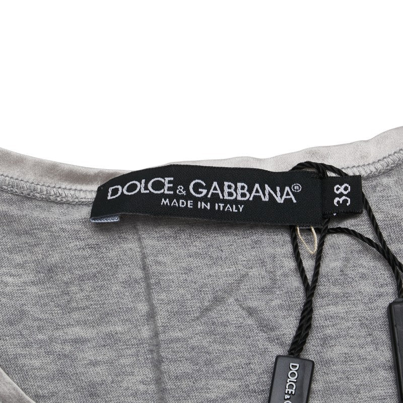 ドルチェアンドガッバーナ マリリンモンロー タンクトップ サイズ：38 グレー マルチカラー コットン レディース DOLCE&GABBANA 【中古】