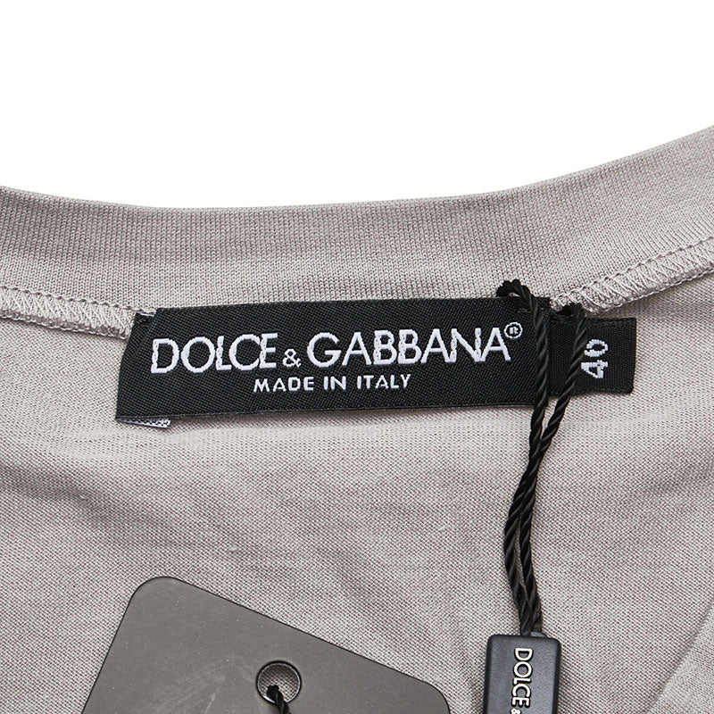 ドルチェアンドガッバーナ SICILIA Tシャツ サイズ:46 グレー マルチカラー コットン メンズ DOLCE&GABBANA 【中古】