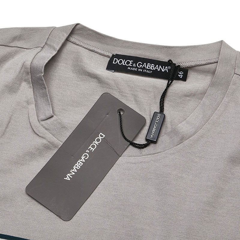 ドルチェアンドガッバーナ SICILIA Tシャツ サイズ:46 グレー マルチカラー コットン メンズ DOLCE&GABBANA 【中古】