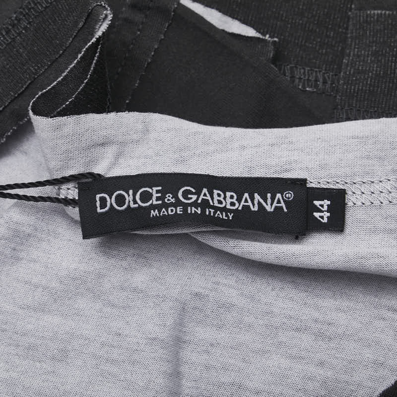 ドルチェアンドガッバーナ SAN DAMIANO Tシャツ サイズ:44 ブラック コットン メンズ DOLCE&GABBANA 【中古】