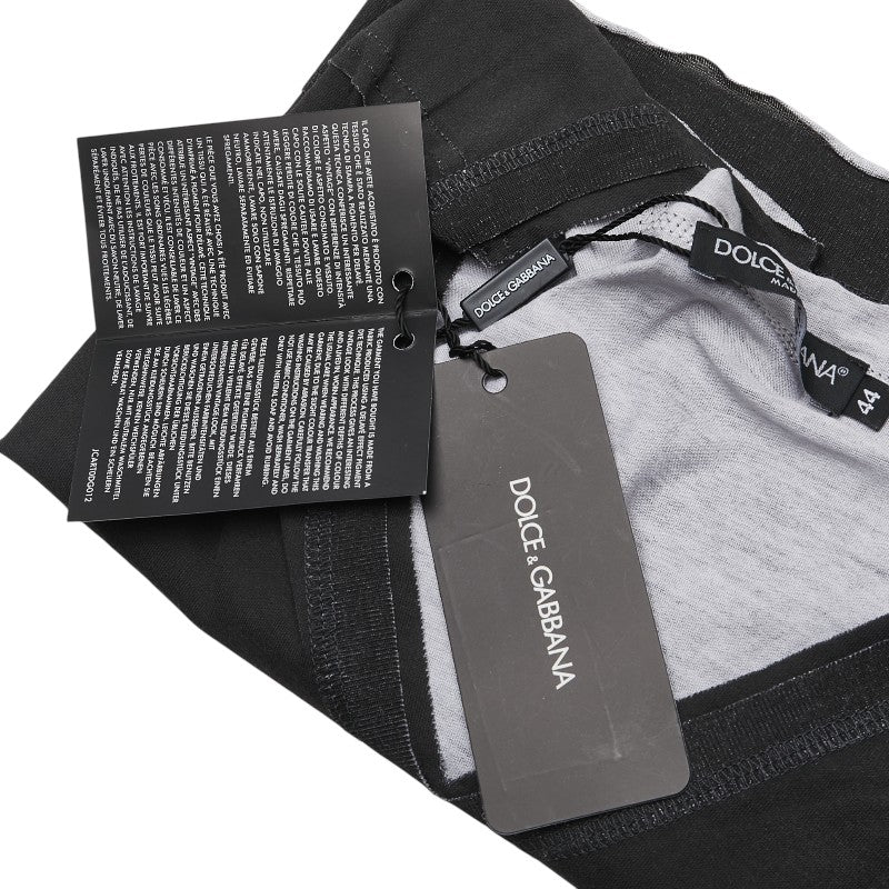 ドルチェアンドガッバーナ SAN DAMIANO Tシャツ サイズ:44 ブラック コットン メンズ DOLCE&GABBANA 【中古】